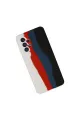 Samsung Galaxy A73 5g Kılıf Ebruli Lansman Silikon - Beyaz-siyah