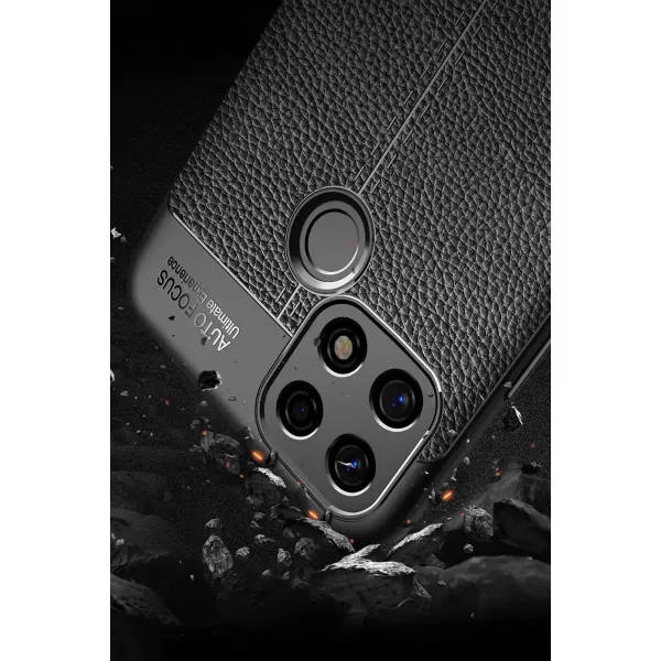 Oppo A15 Kılıf Auto Focus Kapak - Siyah