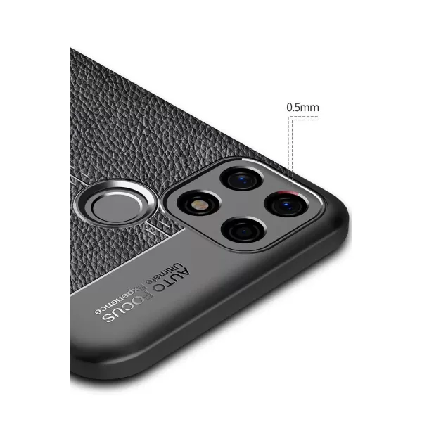 Oppo A15 Kılıf Auto Focus Kapak - Siyah