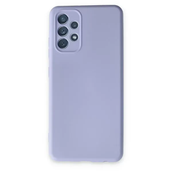 Samsung Galaxy A13 4g Kılıf Nano İçi Kadife Silikon - Lila