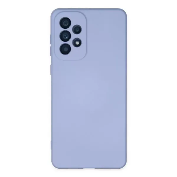 Samsung Galaxy A23 4g Kılıf Nano İçi Kadife Silikon - Lila