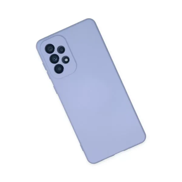 Samsung Galaxy A23 4g Kılıf Nano İçi Kadife Silikon - Lila