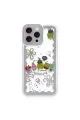 Apple İphone 14 Pro Max Kılıf Sweet Desenli Silikon Kapak - Açık Mavi