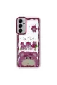Samsung Galaxy A15 4g Kılıf Sweet Desenli Silikon Kapak - Pembe