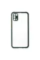 Samsung Galaxy M31 Kılıf Miami Şeffaf Silikon - Koyu Yeşil