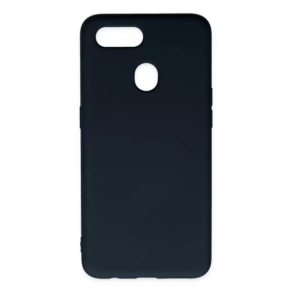 Oppo A12 Kılıf Nano İçi Kadife Silikon - Lacivert