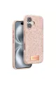 Onegif Apple İphone 16 Bright Simli Kapak - Pembe