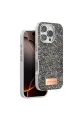 Onegif Apple İphone 16 Pro Max Bright Simli Kapak - Gümüş