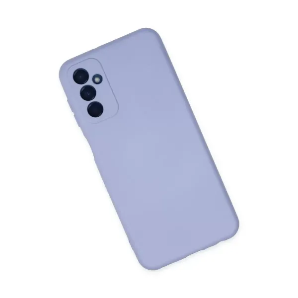 Samsung Galaxy M23 Kılıf Nano İçi Kadife Silikon - Lila