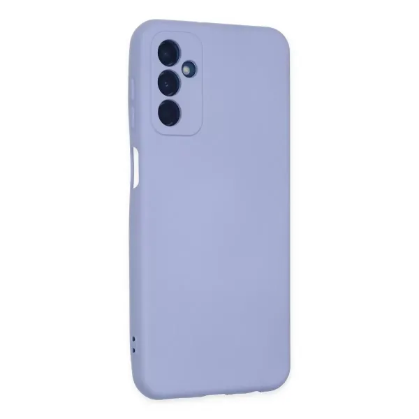 Samsung Galaxy M23 Kılıf Nano İçi Kadife Silikon - Lila