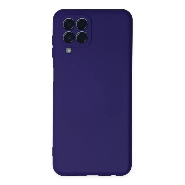 Samsung Galaxy M33 Kılıf Nano İçi Kadife Silikon - Mor