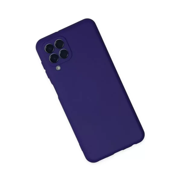 Samsung Galaxy M33 Kılıf Nano İçi Kadife Silikon - Mor