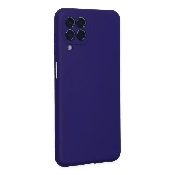 Samsung Galaxy M33 Kılıf Nano İçi Kadife Silikon - Mor