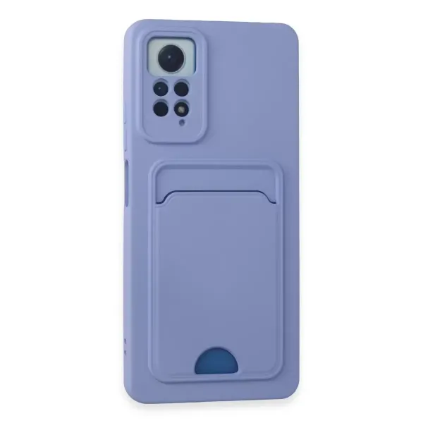 Xiaomi Redmi Note 11 Pro Kılıf Kelvin Kartvizitli Silikon - Lila