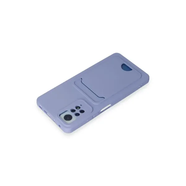 Xiaomi Redmi Note 11 Pro Kılıf Kelvin Kartvizitli Silikon - Lila