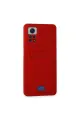 Xiaomi Redmi Note 11 Pro Kılıf Kelvin Kartvizitli Silikon - Kırmızı