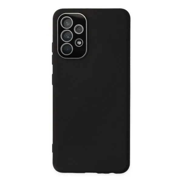 Samsung Galaxy A33 5g Kılıf Lansman Glass Kapak - Siyah
