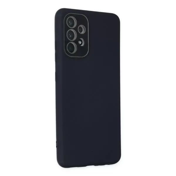 Samsung Galaxy A53 5g Kılıf Lansman Glass Kapak - Lacivert