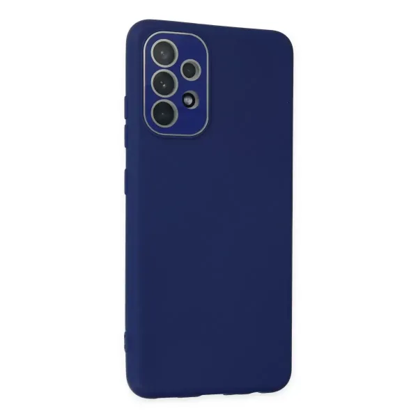 Samsung Galaxy A53 5g Kılıf Lansman Glass Kapak - Sky Blue