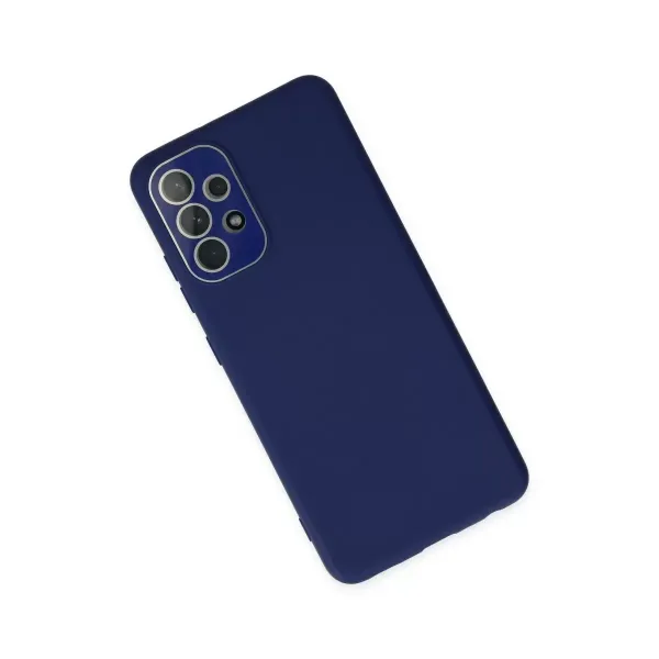Samsung Galaxy A53 5g Kılıf Lansman Glass Kapak - Sky Blue