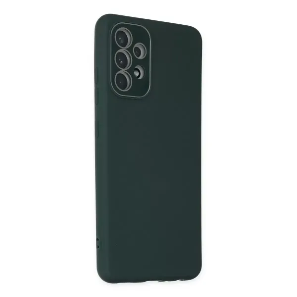 Samsung Galaxy A53 5g Kılıf Lansman Glass Kapak - Koyu Yeşil