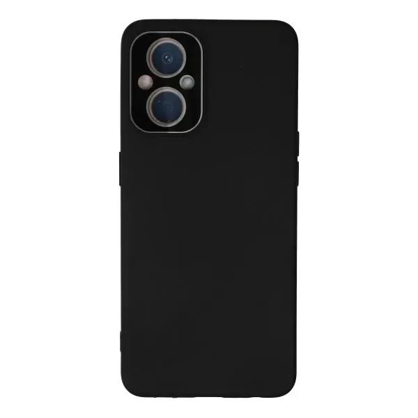 Oppo Reno 7 Lite Kılıf Lansman Glass Kapak - Siyah