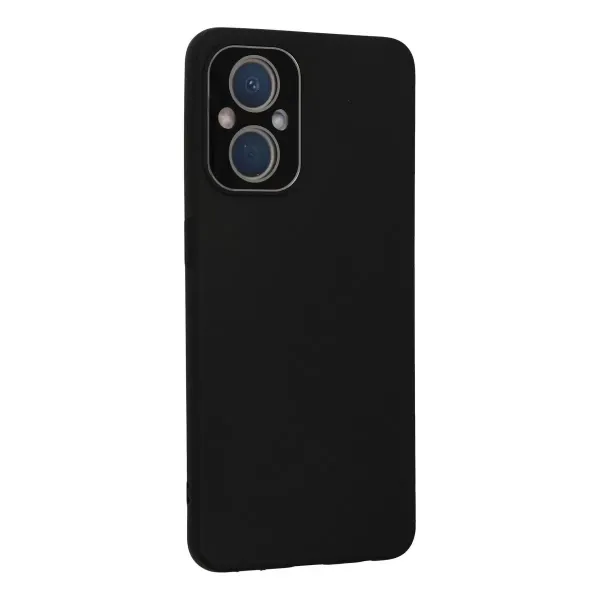 Oppo Reno 7 Lite Kılıf Lansman Glass Kapak - Siyah
