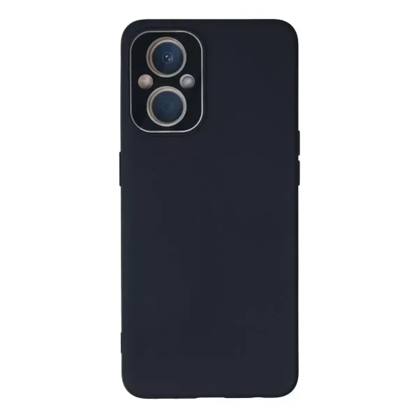 Oppo Reno 7 Lite Kılıf Lansman Glass Kapak - Lacivert