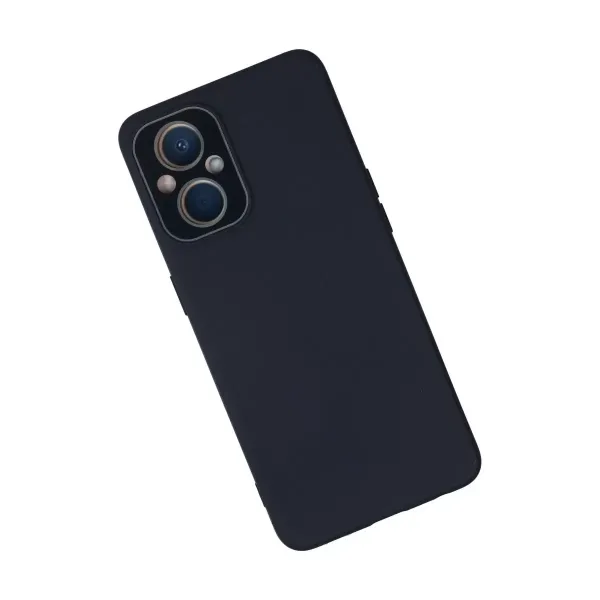 Oppo Reno 7 Lite Kılıf Lansman Glass Kapak - Lacivert