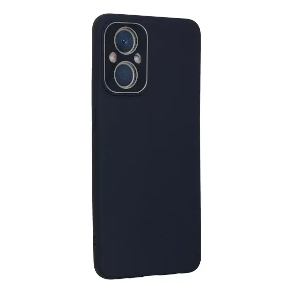 Oppo Reno 7 Lite Kılıf Lansman Glass Kapak - Lacivert