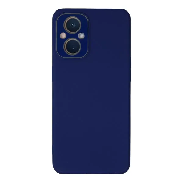 Oppo Reno 7 Lite Kılıf Lansman Glass Kapak - Sky Blue