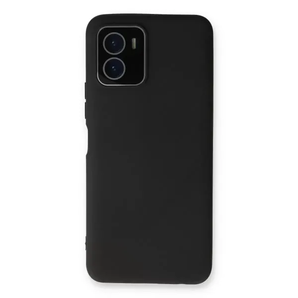 Vivo Y15s Kılıf Lansman Glass Kapak - Siyah