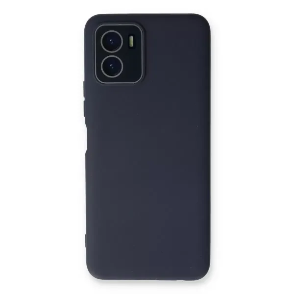 Vivo Y15s Kılıf Lansman Glass Kapak - Lacivert