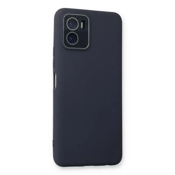 Vivo Y15s Kılıf Lansman Glass Kapak - Lacivert