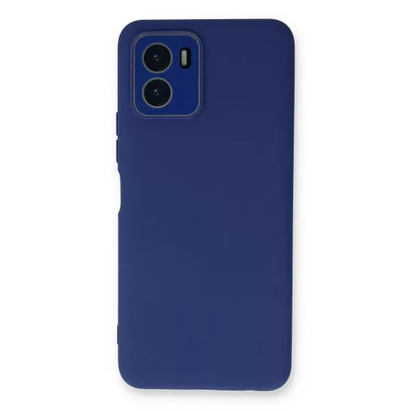Vivo Y15s Kılıf Lansman Glass Kapak - Sky Blue