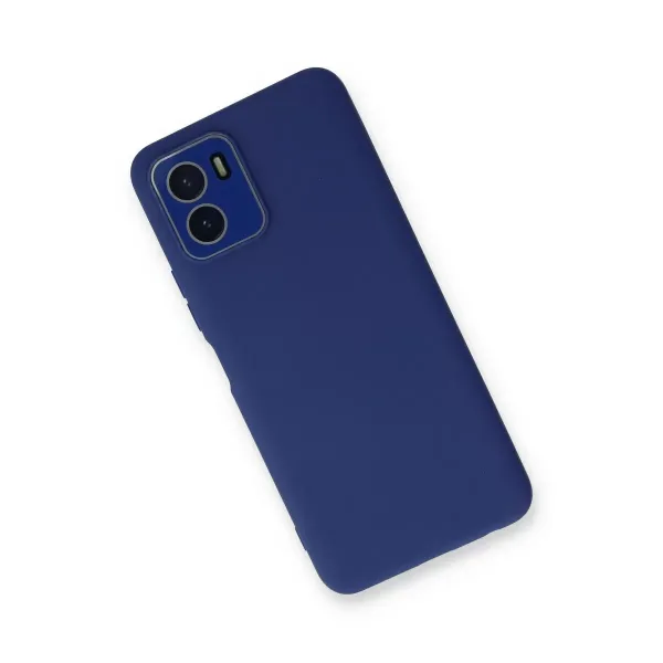 Vivo Y15s Kılıf Lansman Glass Kapak - Sky Blue