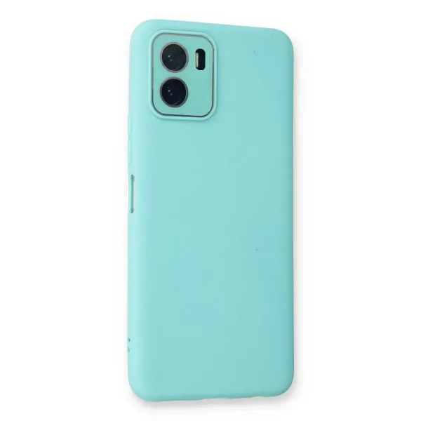 Vivo Y15s Kılıf Lansman Glass Kapak - Turkuaz