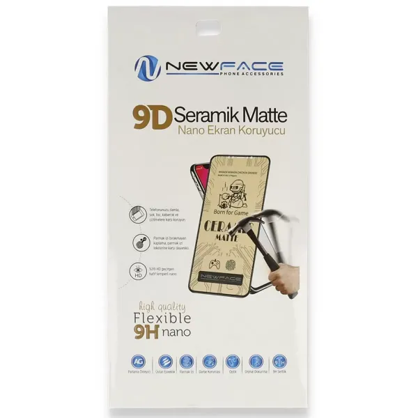 Xiaomi Redmi Note 9 Pro Mat Seramik Nano Ekran Koruyucu