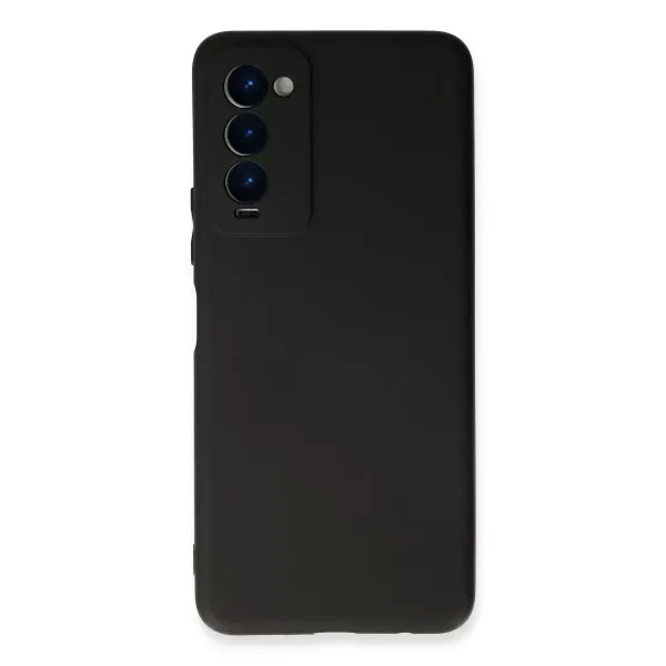 Tecno Camon 18 Kılıf First Silikon - Siyah