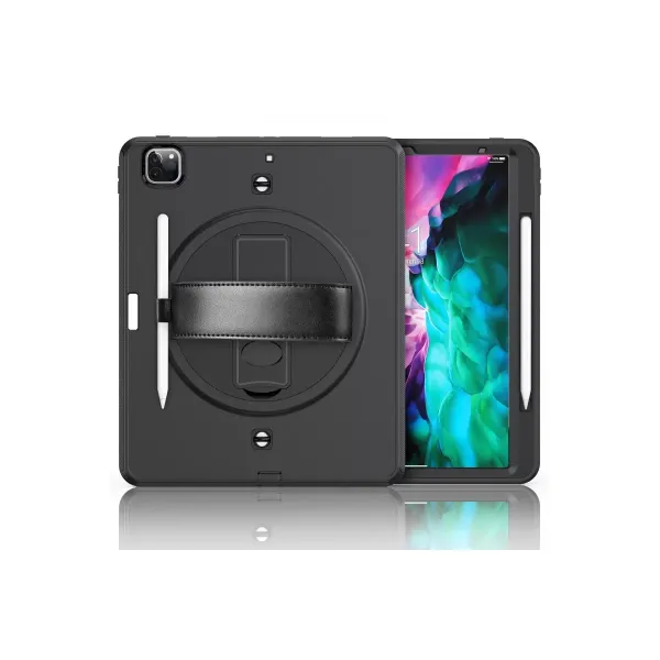 Apple İpad Pro 12.9 (2021) Kılıf Strap-c Otterbox Tablet Kapak - Siyah