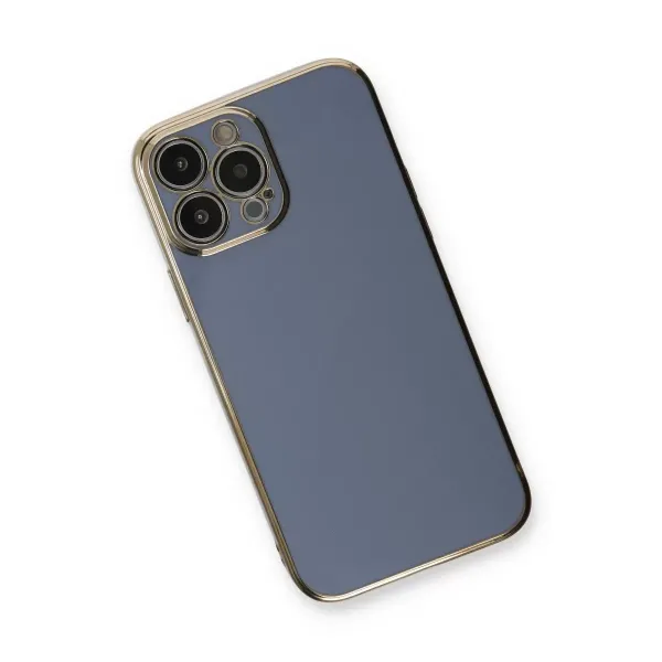 Apple İphone 13 Pro Kılıf Volet Silikon - Mavi