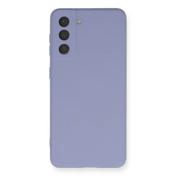 Samsung Galaxy S21 Kılıf Nano İçi Kadife Silikon - Lila