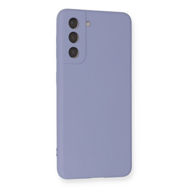 Samsung Galaxy S21 Kılıf Nano İçi Kadife Silikon - Lila