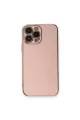 Apple İphone 13 Pro Kılıf Volet Silikon - Pembe