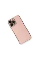 Apple İphone 13 Pro Kılıf Volet Silikon - Pembe