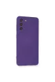 Samsung Galaxy S21 Kılıf Nano İçi Kadife Silikon - Mor
