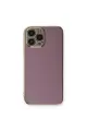 Apple İphone 13 Pro Kılıf Volet Silikon - Mor