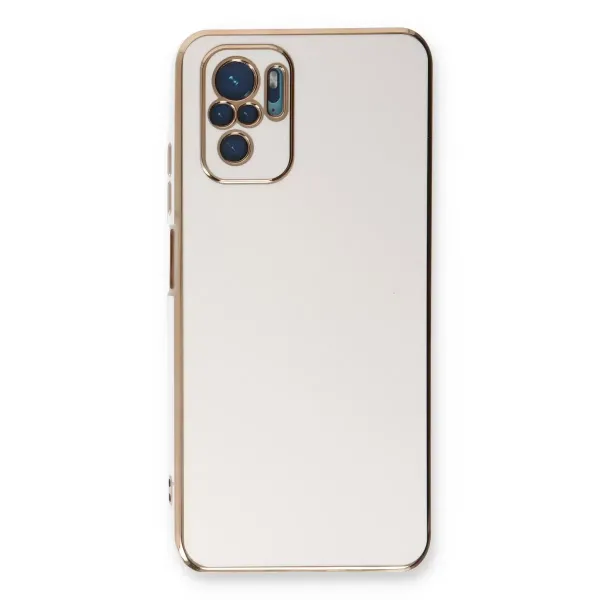 Xiaomi Redmi Note 10 Kılıf Volet Silikon - Beyaz