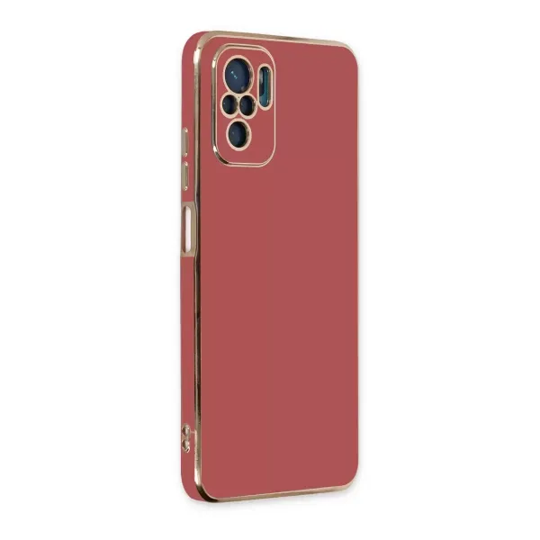 Xiaomi Redmi Note 10 Kılıf Volet Silikon - Kırmızı