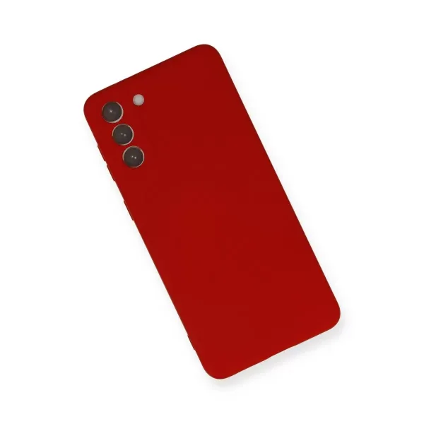 Samsung Galaxy S21 Plus Kılıf Nano İçi Kadife Silikon - Kırmızı